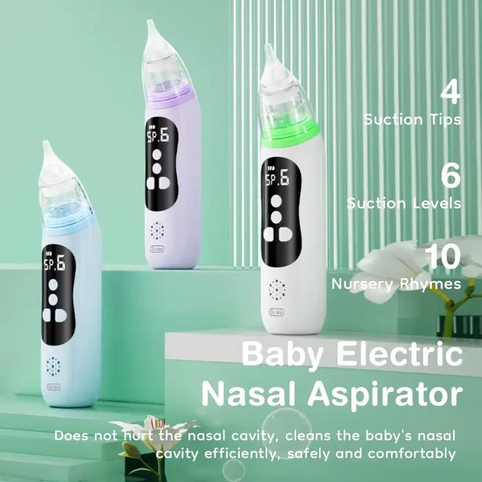 MAMIJOY – aspirateur Nasal électrique pour bébé, dispositif d'aspiration du nez avec embout en Silic