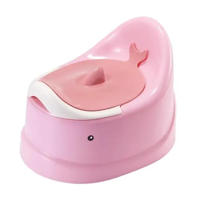 Pot Antidérapant de Forme Ovale pour Bébé, Toilette d'Entraînement Portable pour Voyage, Stable et S