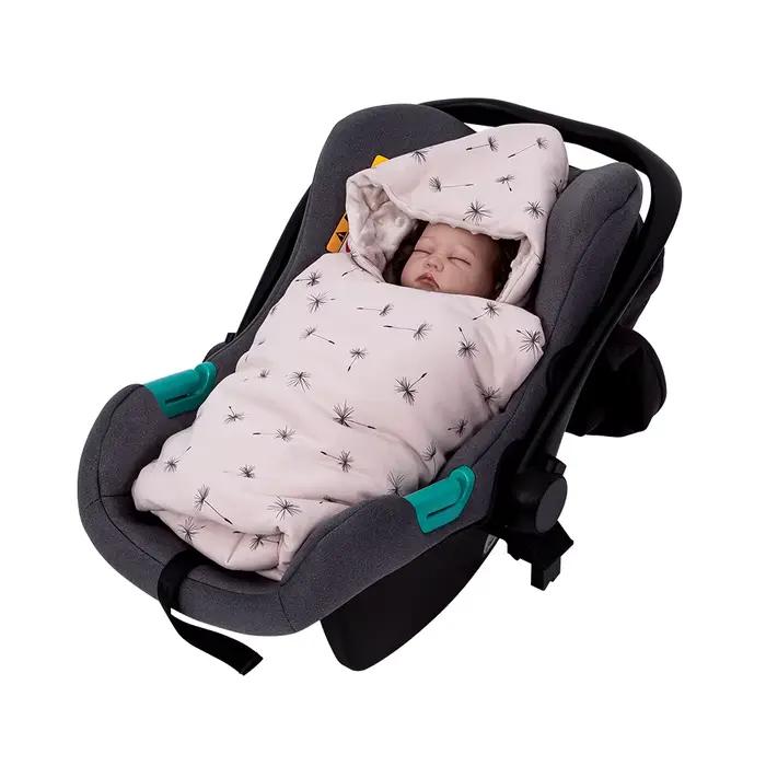 Couverture pour nouveau-né avec capuche, coupe-vent, Go à l'extérieur, chaude et Portable, panier, s