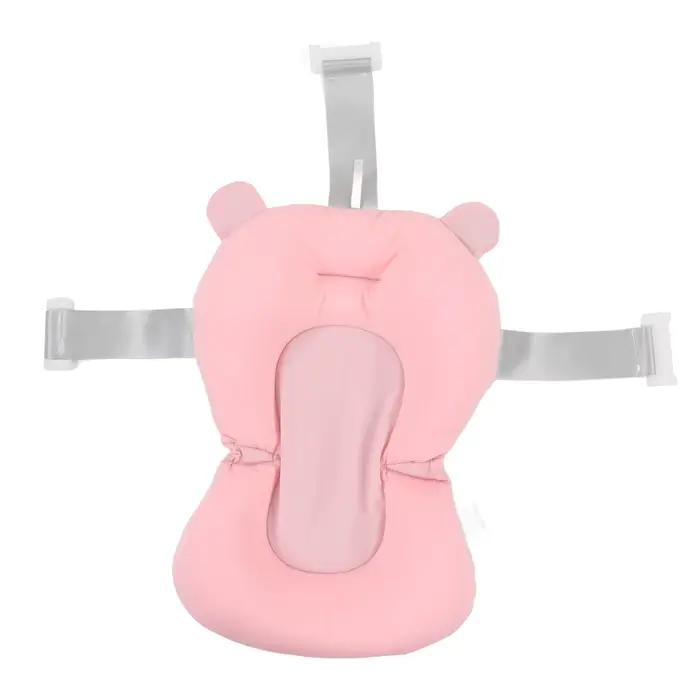 Coussin de bain flottant pour bébé, pliable et réglable, support de bain sécurisé pour nouveau-né, c