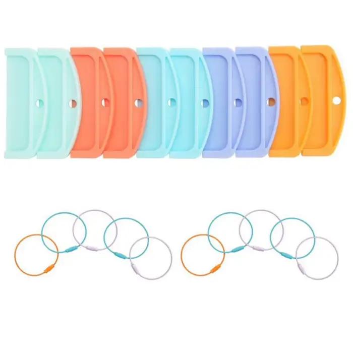 Porte-cartes en ABS pour Yoto avec 10 anneaux de suspension, optimisé pour le tri des cartes audio e