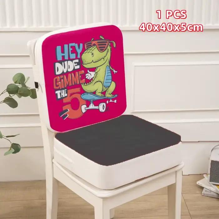 Coussin de siège rehausseur pour enfants, coussin de siège amovible pour enfants, coussin de chaise 