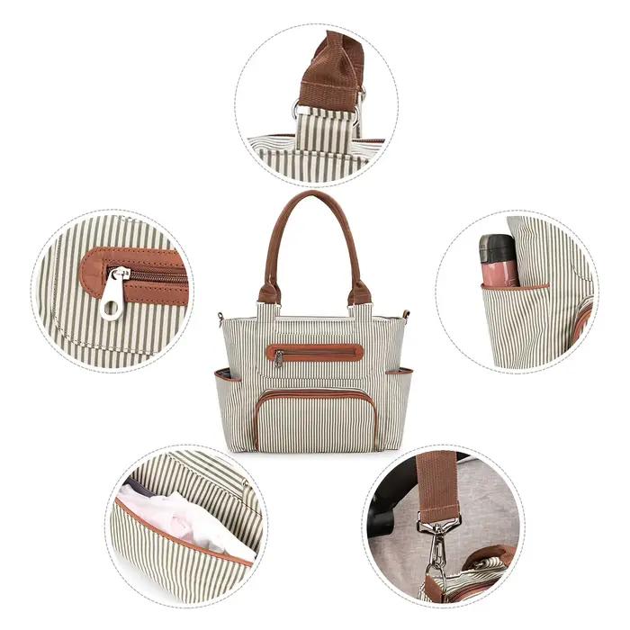 Ensemble de sacs à langer 7 pièces, fourre-tout multifonction pour maman, sac à langer pour bébé, sa