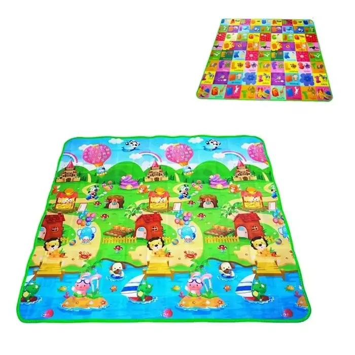 Tapis de jeu rampant pour bébé, 2x1.8 mètres, pour enfants, tapis de développement pour enfants, tap