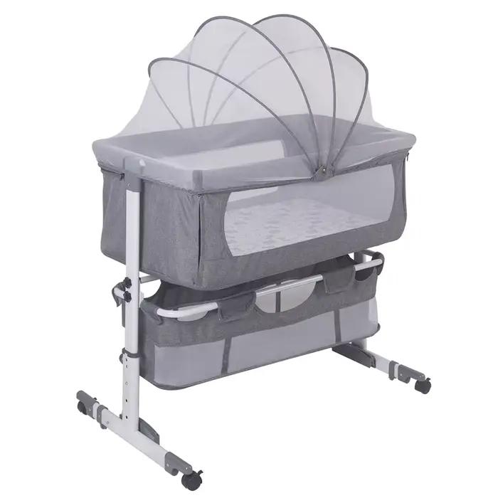 Lit de voyage 3 en 1 pour bébés, lit d'appoint, berceau pour bébé, lit pour bébé, bascule pour bébé,