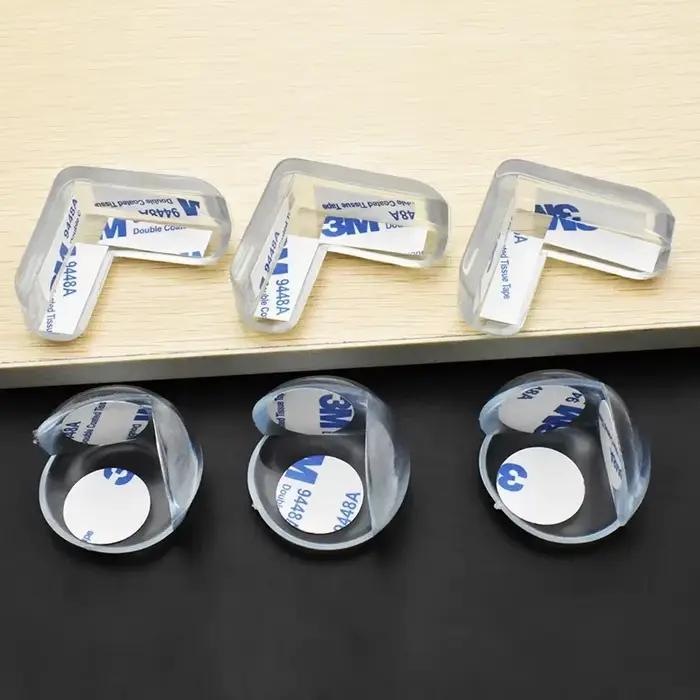 Protecteurs d'angle en silicone souple pour meubles, protections de sécurité pour vos enfants avec h
