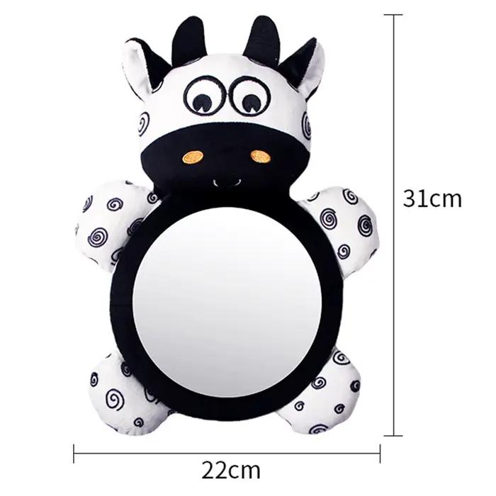 Miroir de voiture mignon pour bébé, miroir de siège arrière réglable, vue de sécurité, miroir de siè