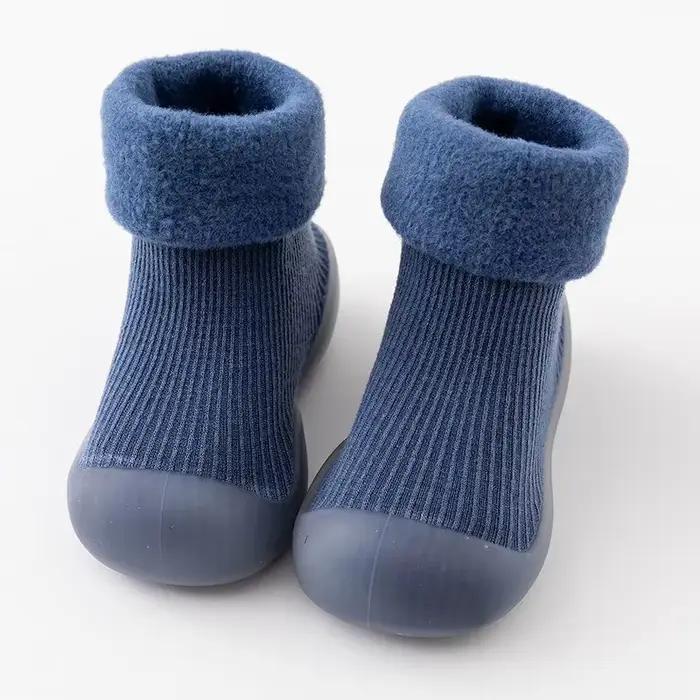 Chaussures de marche chaudes et confortables pour bébé, chaussettes d'hiver pour enfants, nourrisson