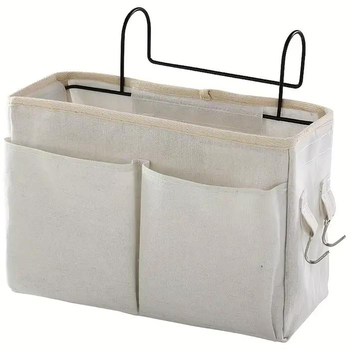 Organisateur de rangement mural en tissu, multi-poches sous le lit, dortoir, chambre d'étudiant, bur