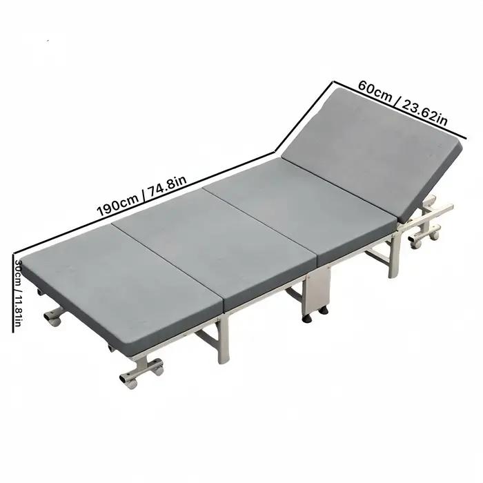 1 housse anti-poussière pour un lit pliant ou 1 lit pliant, tissu technique multifonctionnel avec ma