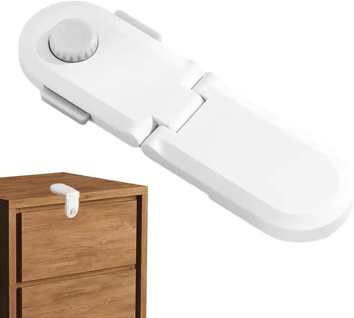 Serrure de tiroir d'armoire pour bébé, Double serrure avec Film épais, Installation facile pour la s