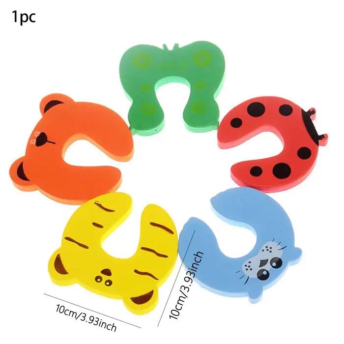 Butoir de porte de sécurité pour bébé, 1/7 pièces, Anti-pincement, bloc de porte d'animaux de dessin