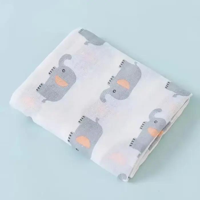Couverture en mousseline pour nouveau-né, drap de lit, serviette de bain pour bébé, multi-modèles, c