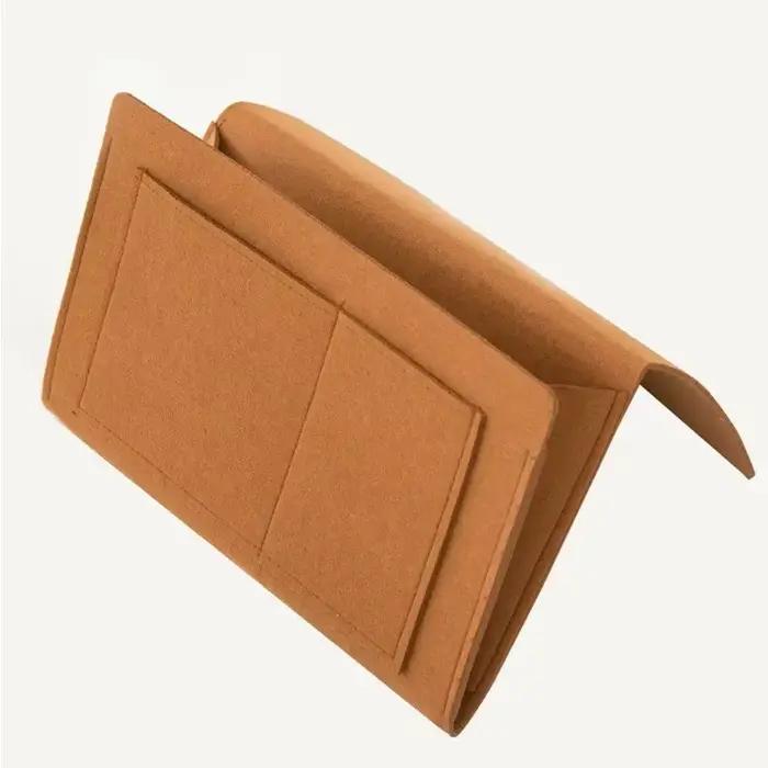 Boîte de rangement suspendue en feutre pour dortoir, lit, canapé, chambre, tapis – Idéale pour CD, m