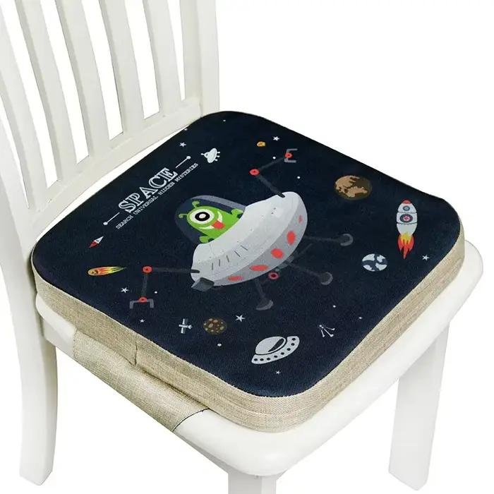 Coussin de siège rehausseur pour enfants, oreiller pour bébé, chaise haute, réglable et amovible, sé