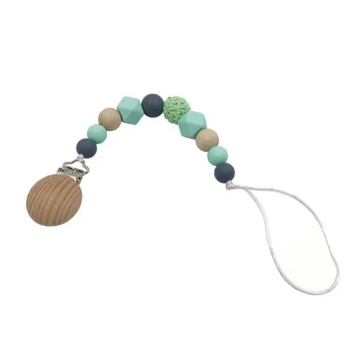 Porte-tétine pour enfants en bas âge, Clips porte-sucette, chaîne de sucette pour bébé, anneau de de