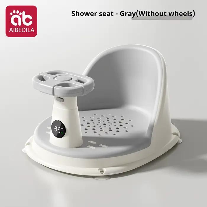 AIBEDILA – siège de bain pour bébé, chaise de bain multifonctionnelle pour tout-petits, avec détecti