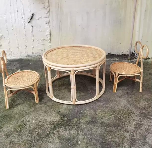 Pour rotin fleur enfants chaises pour événements fête d'anniversaire offre spéciale enfant salle de 