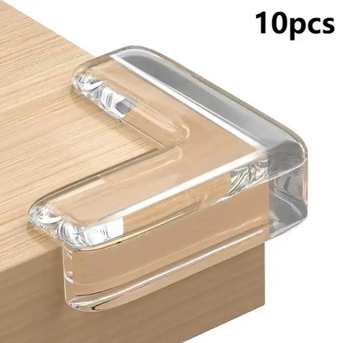 10 pièces enfants Anti-crash coin garde Transparent Anti-crash Table et chaise coin bébé Anti-crash 