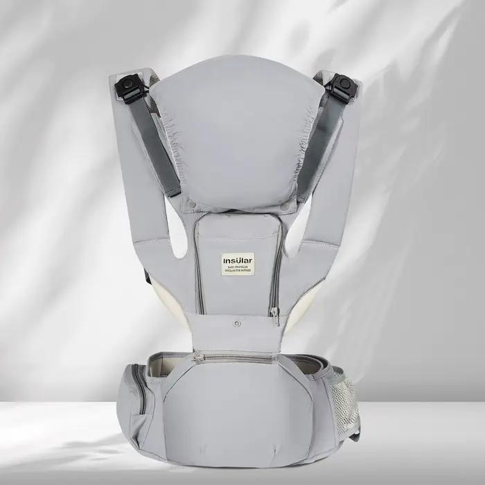 Porte-bébé INSULAR respirant, tabouret de taille pour enfant avec siège de hanche, maintien avant, P