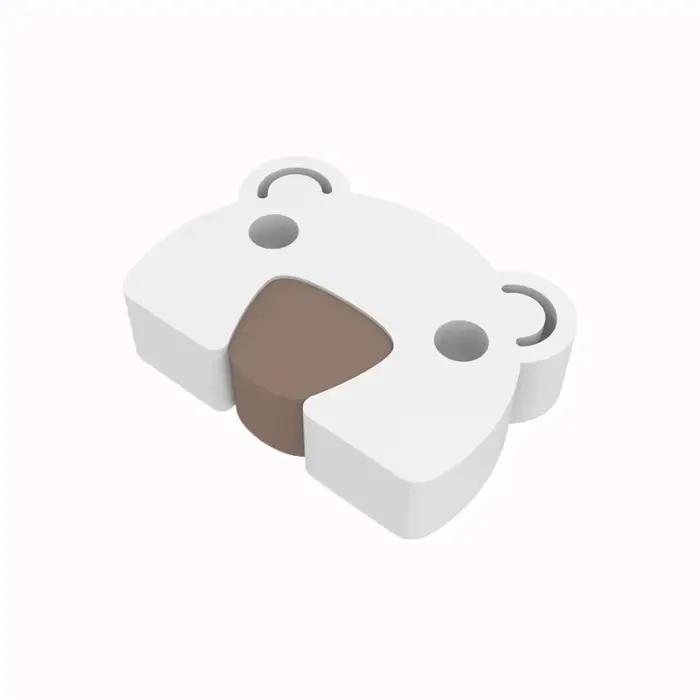 Butoir de porte de sécurité pour bébé, Anti-pincement, bloc de porte épais, ours de dessin animé, pr