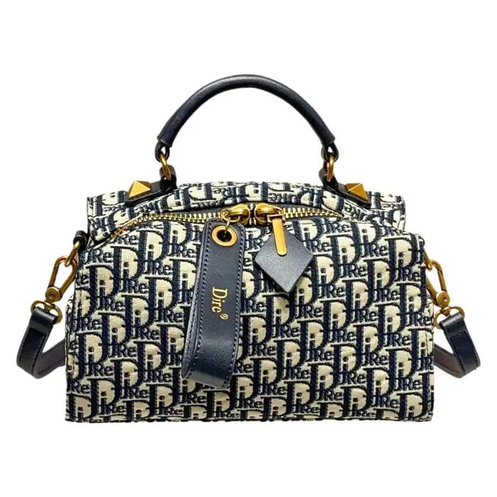Sac à langer vintage pour femme : Sac à main en cuir de luxe simple, sac messager décontracté haut d
