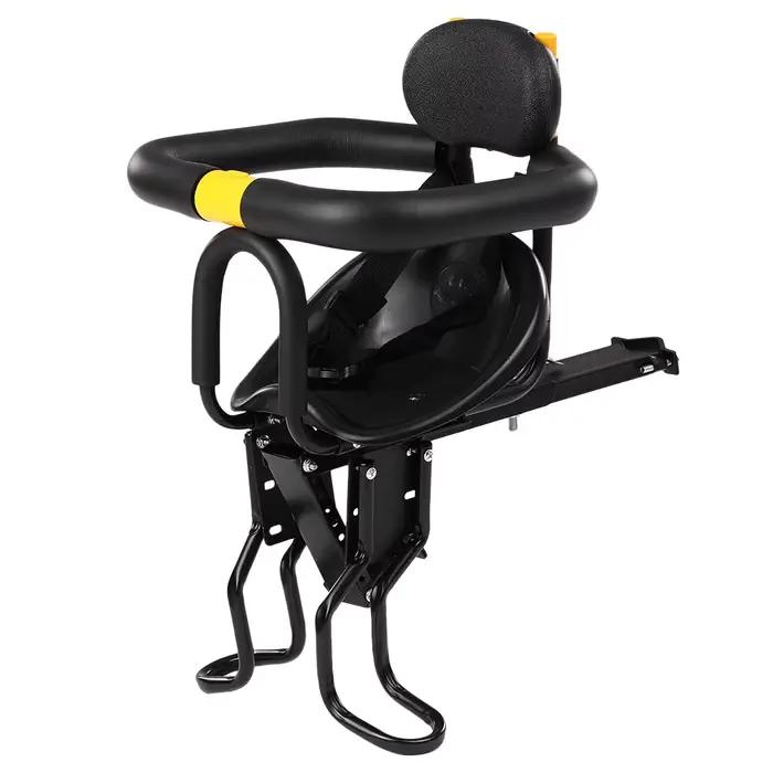 PANGDUBE siège avant universel pour vélo enfant porte-vélo réglable pour bébé avec ceinture de sécur