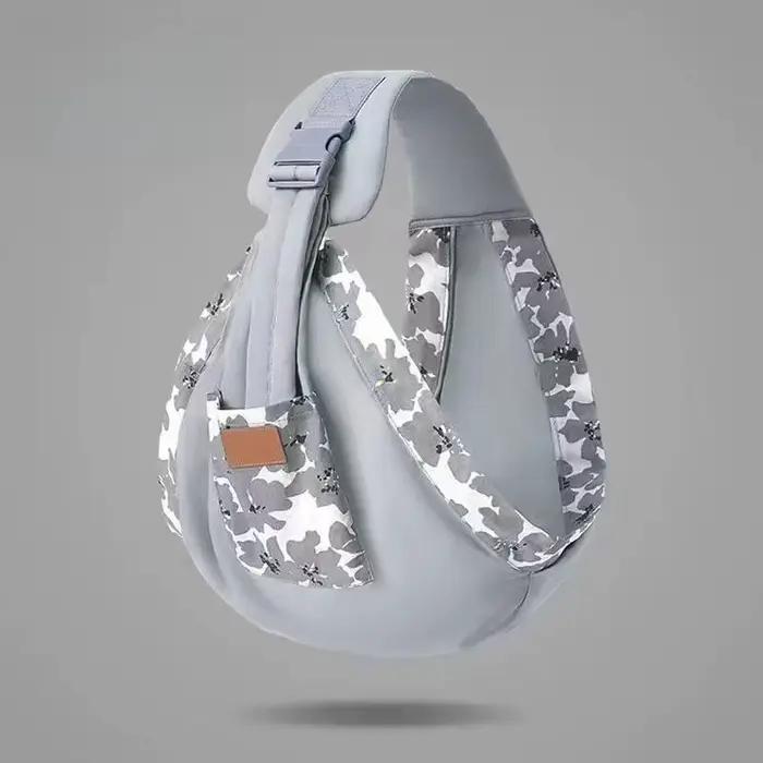 Écharpe pour nouveau-né, double usage, couverture d'allaitement pour bébé, tissu en maille, porte-bé