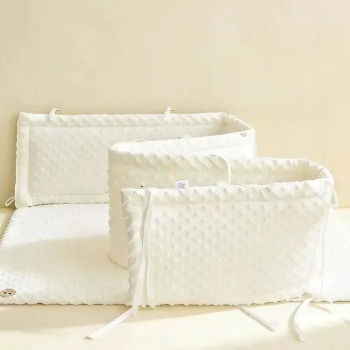 Barrière de lit bébé en coton tressé pour nouveau-nés et nourrissons, lit jumeau, 1m, plein, reine, roi, sécurité bébé, chambre de bébé, protection lit, douceur et confort