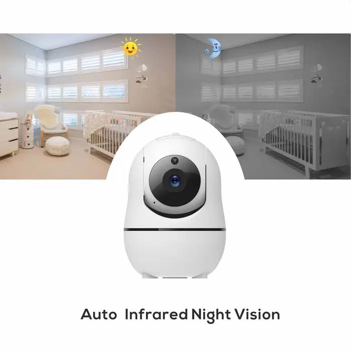 Moniteur vidéo pour bébé avec deux caméras et audio