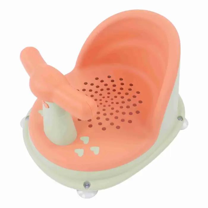 Chaise de douche pliable pour bébé avec poignée amovible en plastique PP antidérapante pour bains et voyages occasions spéciales
