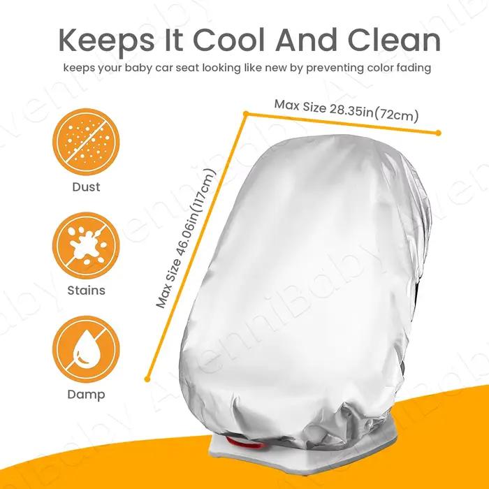 Housse pare-soleil pour siège de voiture de bébé