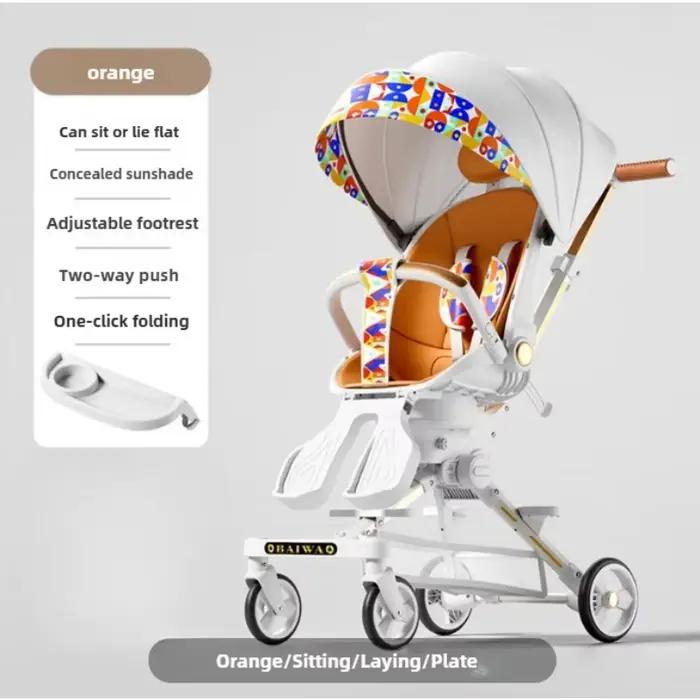 Poussette à quatre roues pour bébé