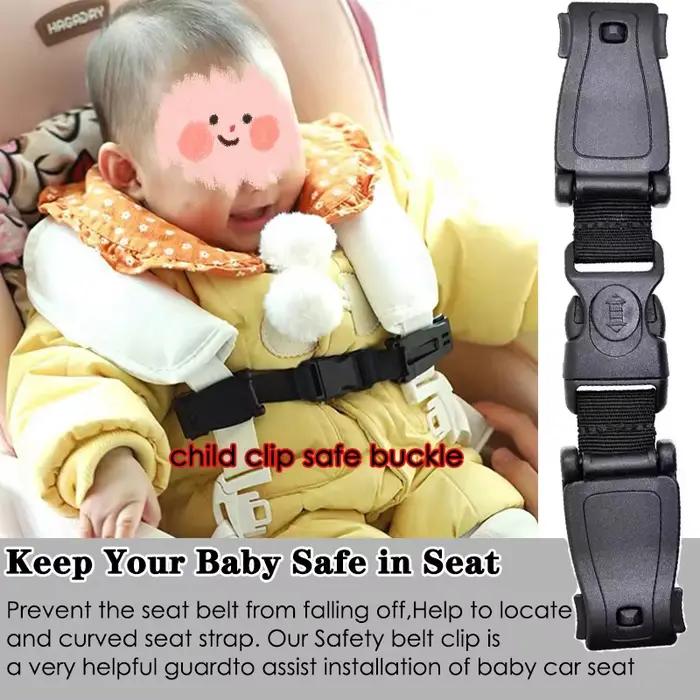 Harnais Durable Clip de poitrine boucle de sécurité voiture bébé sangle de sécurité ceinture pour bébé enfants enfants sangle de sécurité 16 cm accessoires de voiture
