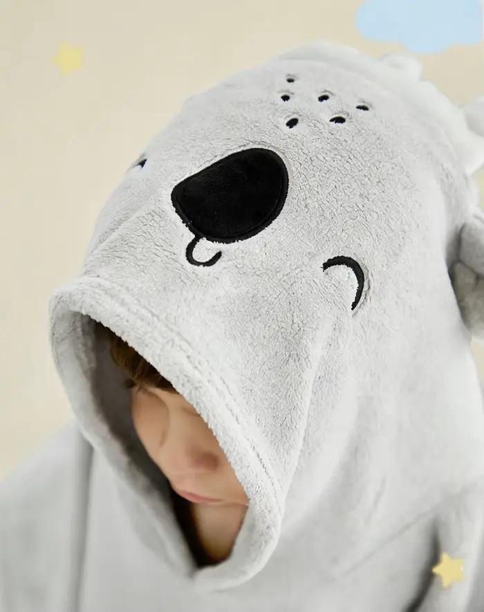 1 serviette de bain à capuche pour bébé