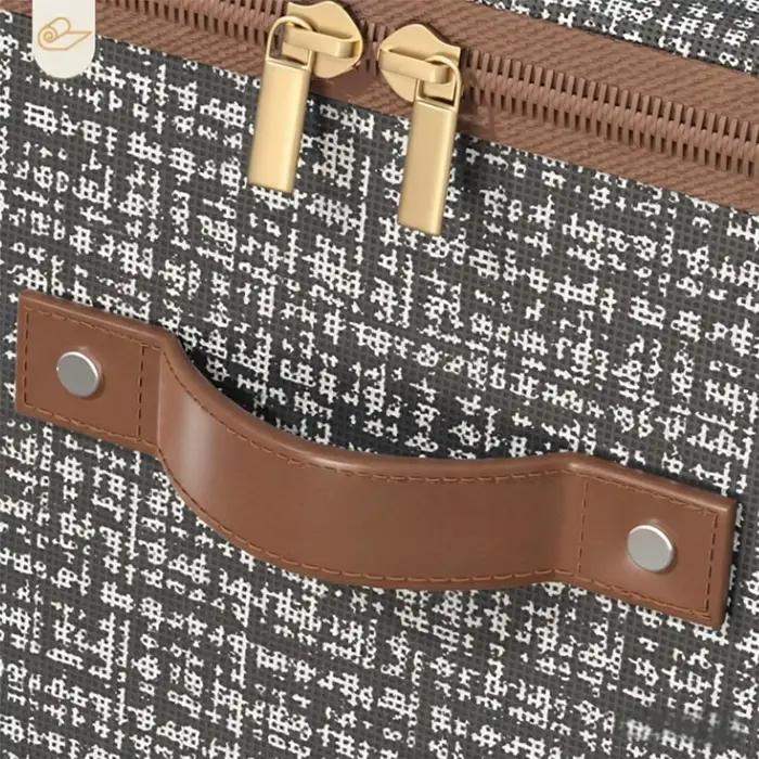 Boîtes de rangement en tissu empilables