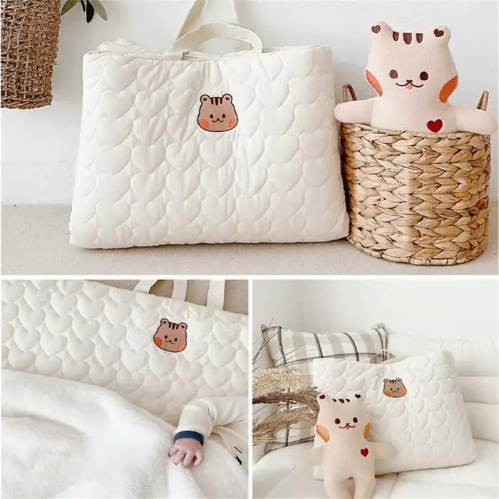 Matelas de berceau pliable en coton pour bébé