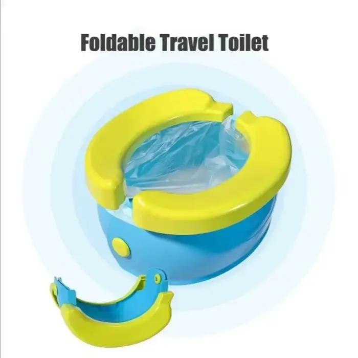 Pot de toilette portable pliable pour bébé