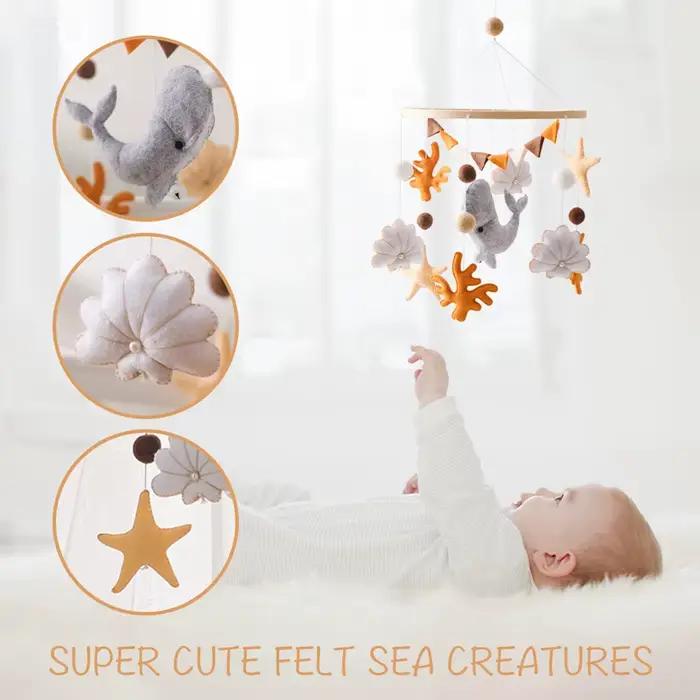 Cloche de lit en bois pour bébé