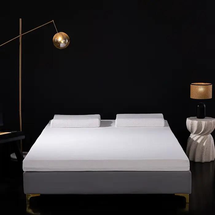 Matelas en latex naturel de taille personnalisable pour quatre saisons, fibre de bambou, fait à la main, blanc, bleu royal, bleu marine, pour tous types de lit, cadeau durable