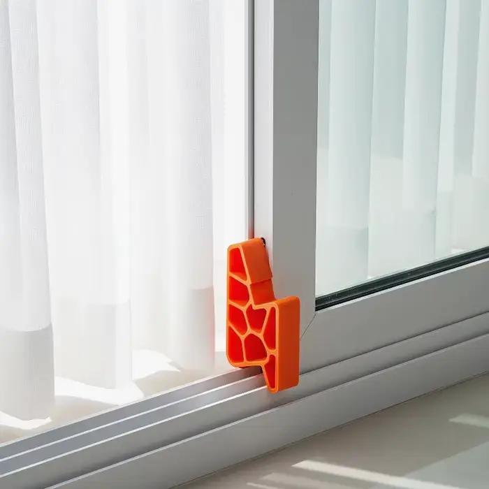 Paire de cale de porte robuste antidérapante pour sécuriser les portes de maison