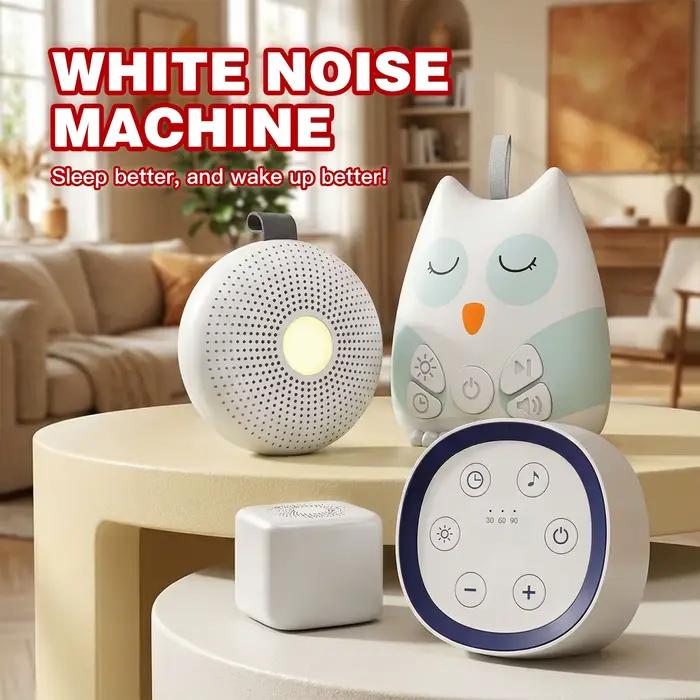 Machine à bruit blanc portable pour bébé avec veilleuse