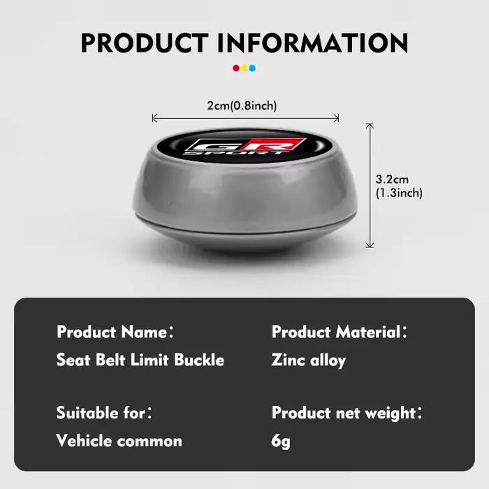 Butée de sécurité pour siège de voiture