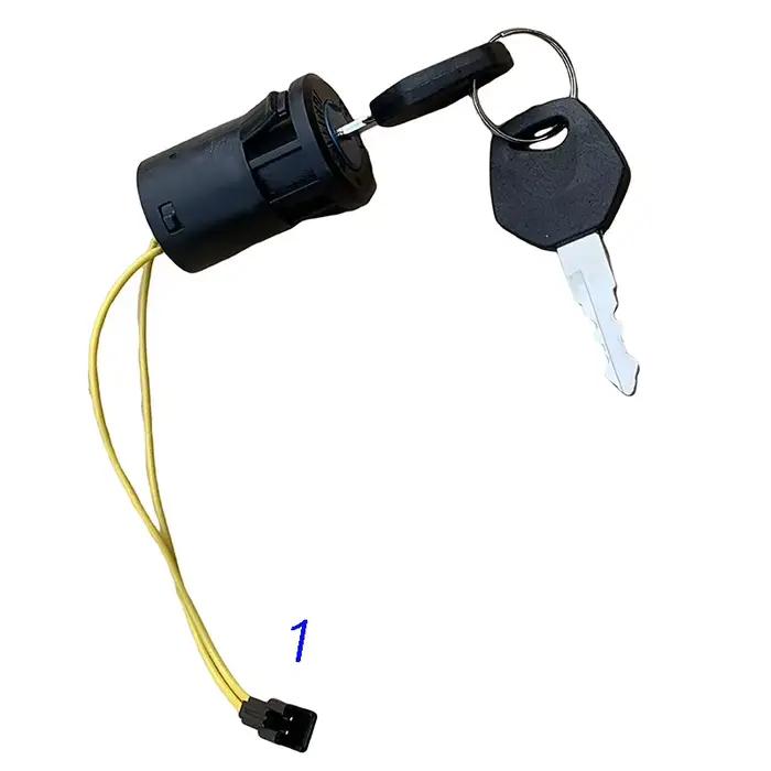 Interrupteur de poussette électrique pour enfants en plastique couleur argent clé d'accélération compatible avec divers modèles de poussettes électriques pour enfants occasions spéciales sorties quotidiennes vacances familiales