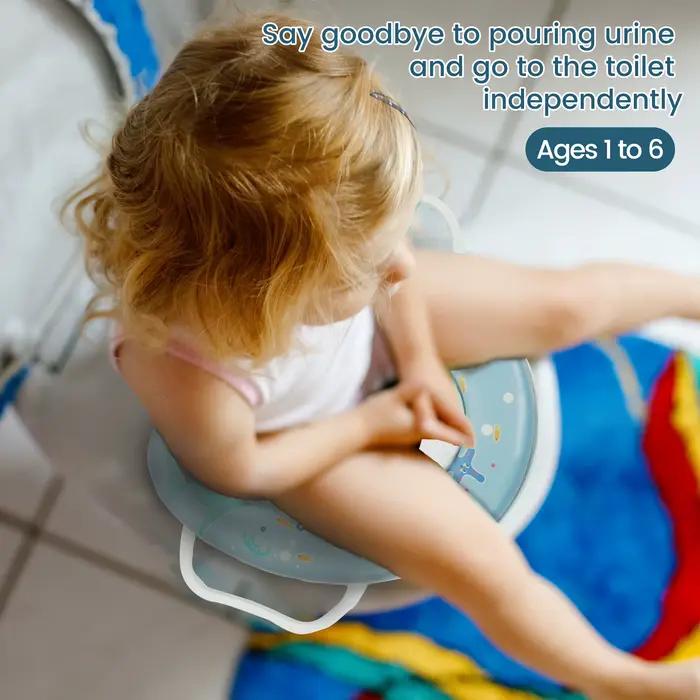 Siège de toilette pour enfants avec poignées