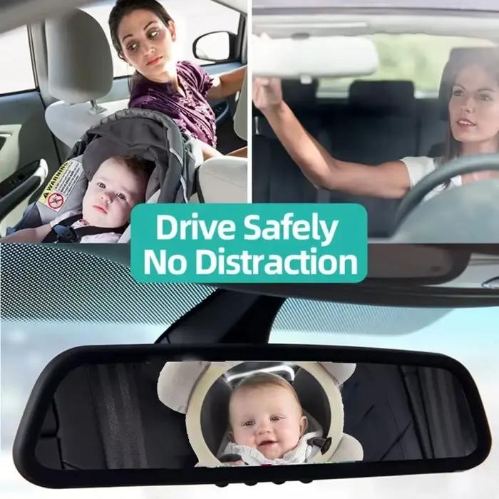 Rétroviseur de voiture réglable pour bébé