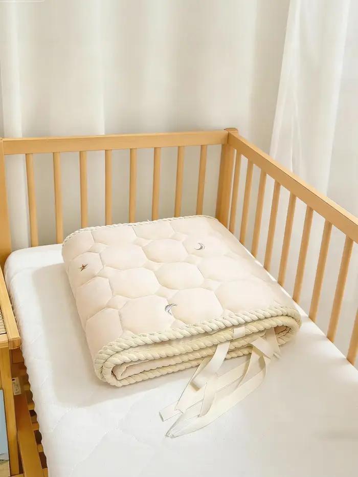 Pare-chocs de lit bébé en pur coton
