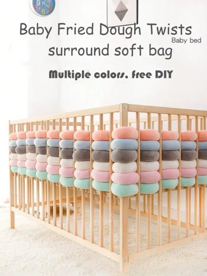 Clôture de chambre de bébé Insular décoration de lit de bébé anti-chute bande anti-collision tissée pour enfants sécurité confort trousseau naissance nouveau-né 0-1 ans