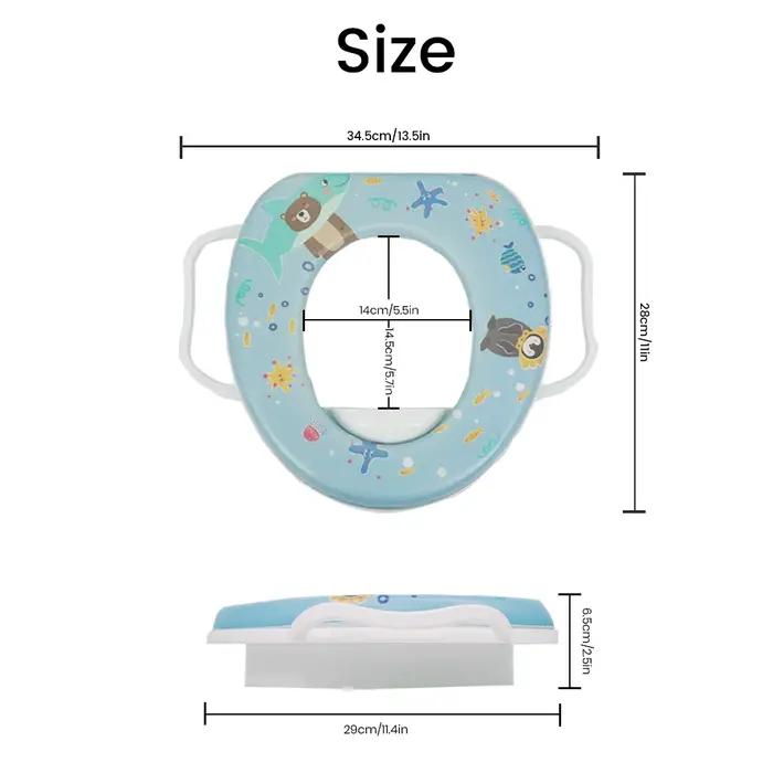 Siège de toilette pour enfants avec poignées
