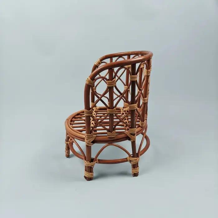 Chaise en bambou rétro pour bébé garçon